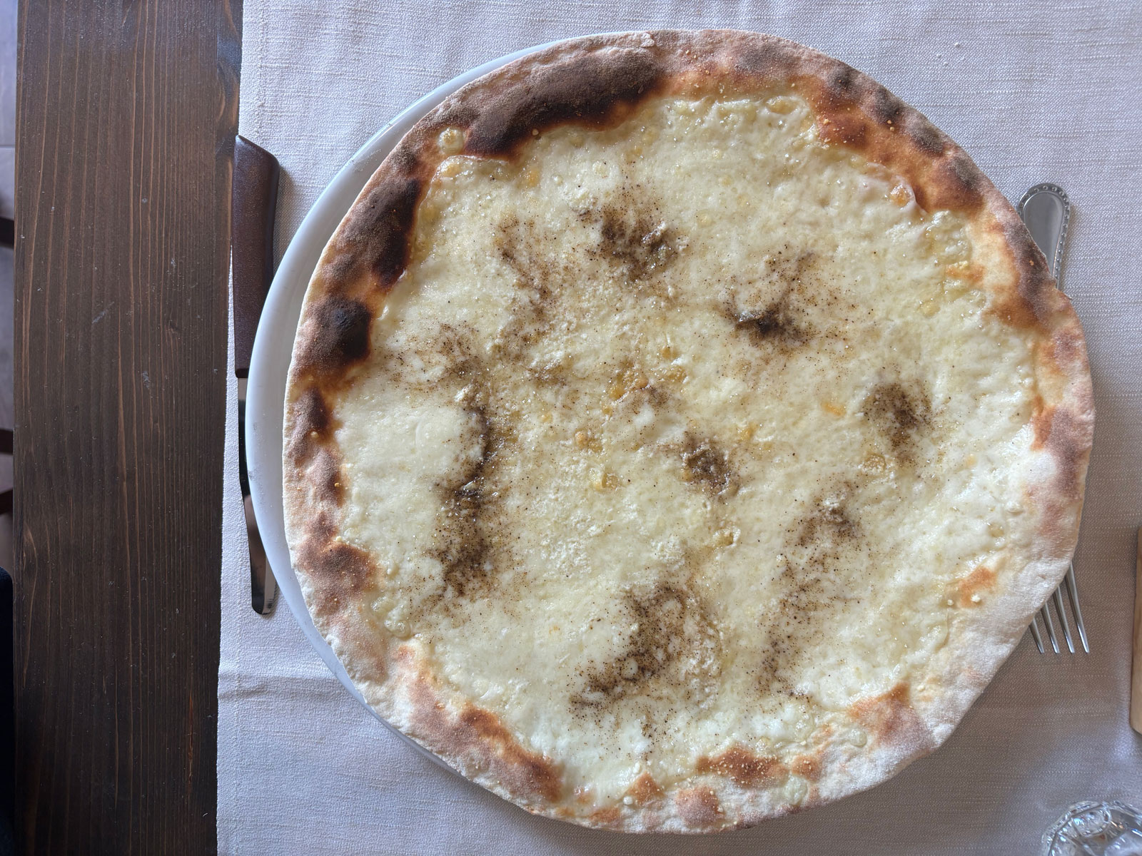 Pizza Cacio e Pepe